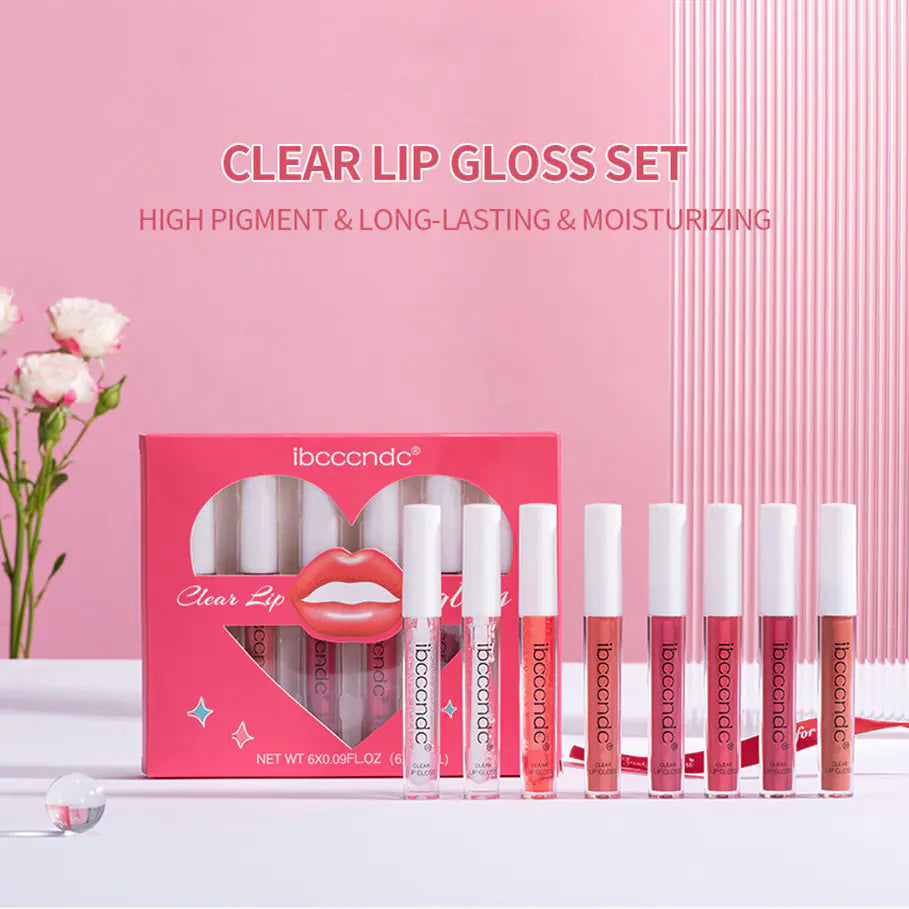 Lustrous Lip Trio: Hydrating Gloss & Liquid Lipstick Set
