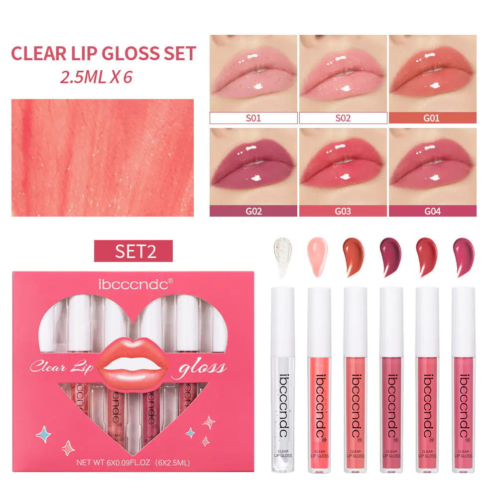 Lustrous Lip Trio: Hydrating Gloss & Liquid Lipstick Set